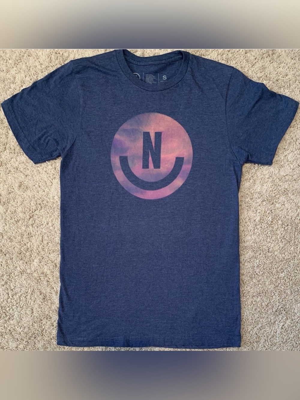 NEFF Men’s Size Small Unisex T-Shirt Smiley Face Tee Smile